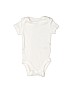 Carter's 100% Cotton White Short Sleeve Onesie Size Newborn - photo 1