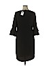 Lauren by Ralph Lauren 100% Polyester Black Casual Dress Size 14 - photo 2