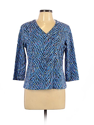 Hearts of Palm Woman 3/4 Sleeve Top (view 1)