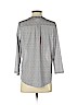 H&M 100% Polyester Blue 3/4 Sleeve Top Size S - photo 2