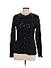 Crystal Kole 100% Acrylic Black Cardigan Size L (petite) - photo 1