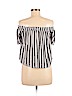 Full Tilt 100% Rayon Black Short Sleeve Blouse Size M - photo 2