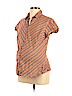 Tomorrow's Mother 100% Cotton Orange Short Sleeve Button-Down Shirt Size L - photo 1