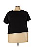 ASOS 100% Cotton Black Short Sleeve T-Shirt Size 22 - photo 1