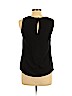 H&M 100% Polyester Black Sleeveless Blouse Size 6 - photo 2