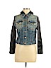 Jet by John Eshaya 100% Cotton Black Denim Jacket Size Med - Lg - photo 1