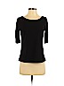 DKNY Black 3/4 Sleeve Top Size S - photo 1