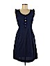 Burberry Brit 100% Cotton Blue Casual Dress Size 0 - photo 1