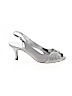 The Touch Of Nina Silver Heels Size 10 - photo 1