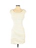 BCBGMAXAZRIA 100% Polyester White Casual Dress Size 2 - photo 1
