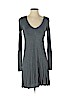 H&M 100% Viscose Gray Casual Dress Size XS - photo 1