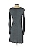 H&M 100% Viscose Gray Casual Dress Size XS - photo 2