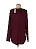 American Eagle Outfitters Burgundy Long Sleeve Top Size M - photo 2