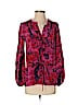 Rebecca Taylor Red Long Sleeve Blouse Size 0 - photo 1