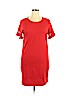 Chelsea & Theodore 100% Cotton Red Casual Dress Size XL - photo 1