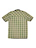 REI 100% Cotton Plaid Green Short Sleeve Button-Down Shirt Size 10 - 12 - photo 2