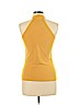 Hot Kiss 100% Cotton Yellow Sleeveless Blouse Size L - photo 2