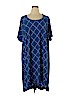 Ellos Blue Casual Dress Size 1X - photo 1