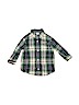 Gymboree 100% Cotton Green Long Sleeve Button-Down Shirt Size 3T - photo 1