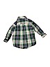 Gymboree 100% Cotton Green Long Sleeve Button-Down Shirt Size 3T - photo 2