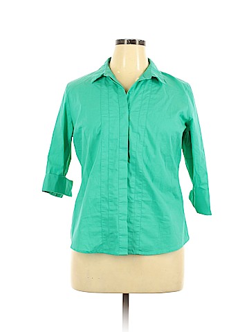 Worthington Long Sleeve Button-Down Shirt (view 1)