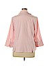 Cato Plus 100% Cotton Pink 3/4 Sleeve Button-Down Shirt Size XL - photo 2