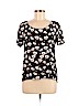 Ella Moss 100% Polyester Black Short Sleeve Blouse Size M - photo 1