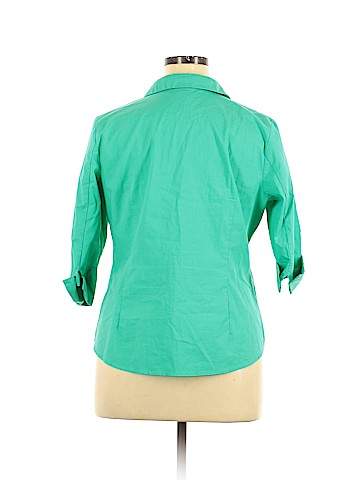 Worthington Long Sleeve Button-Down Shirt (view 2)