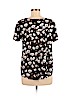 Ella Moss 100% Polyester Black Short Sleeve Blouse Size M - photo 2