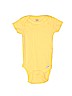 Gerber 100% Cotton Yellow Short Sleeve Onesie Size 0-3 mo - photo 1