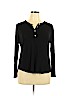 FEMME 100% Rayon Black Long Sleeve Blouse Size XL - photo 1