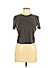Zara Gray Short Sleeve Top Size M - photo 1