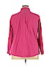 Laura Scott 100% Cotton Pink Long Sleeve Button-Down Shirt Size 16 - 18 - photo 2