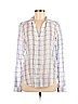 Paige 100% Cotton White Long Sleeve Button-Down Shirt Size M - photo 1