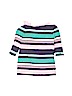 Gymboree 100% Cotton Stripes Blue 3/4 Sleeve Top Size 4 - photo 2