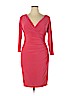 Lauren by Ralph Lauren Pink Casual Dress Size 14 - photo 1