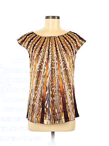 Parker Short Sleeve Silk Top (view 1)