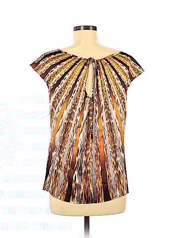 Parker Short Sleeve Silk Top (view 2)