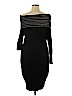 Say What? Black Casual Dress Size 1X - photo 2