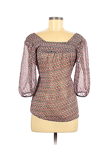 Lily White 3/4 Sleeve Blouse (view 1)