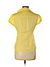 MICHAEL Michael Kors 100% Cotton Yellow Short Sleeve Button-Down Shirt Size 6 - photo 2