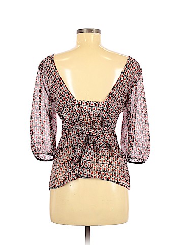 Lily White 3/4 Sleeve Blouse (view 2)