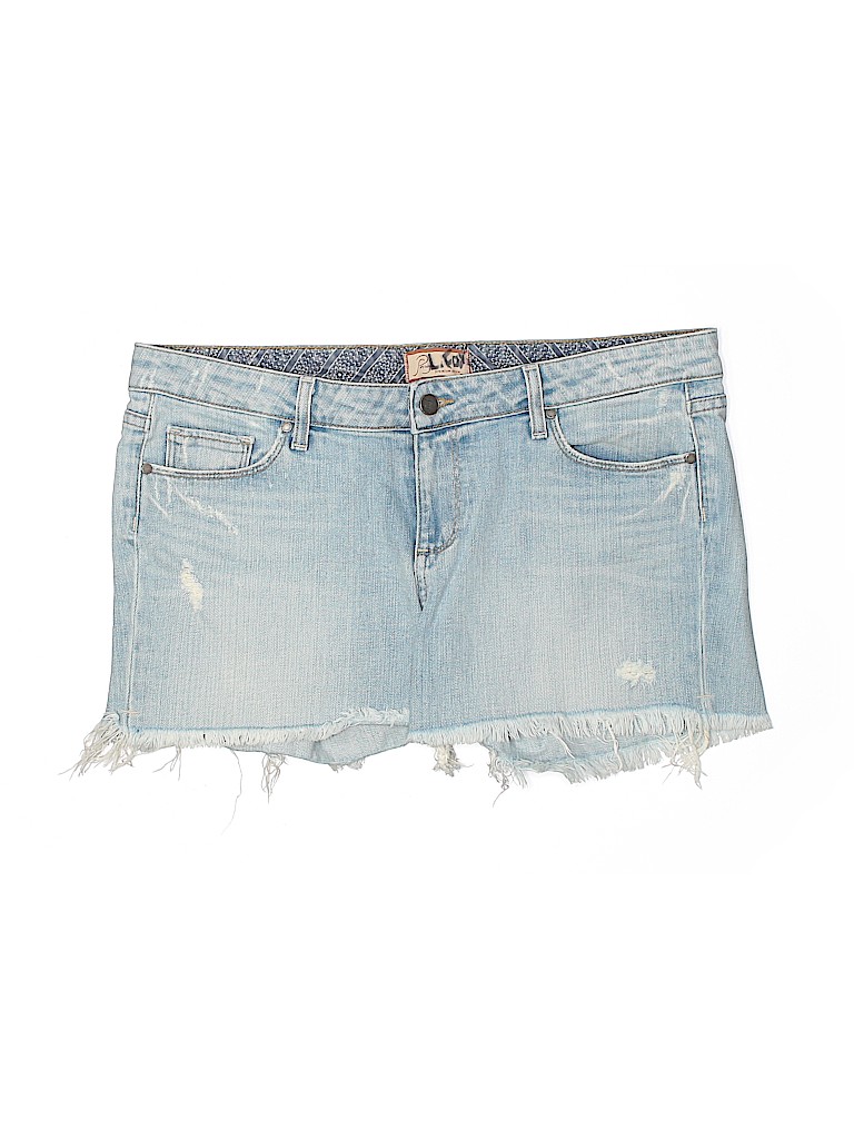 Paige Blue Denim Shorts Size 31 waist - photo 1