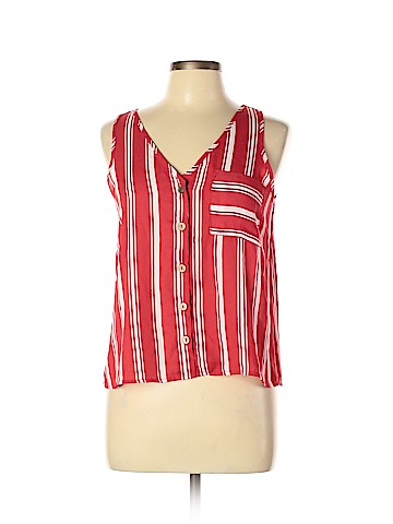 Pink Rose Sleeveless Blouse (view 1)