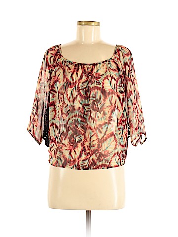 Material Girl 3/4 Sleeve Blouse (view 1)