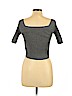 Kendall & Kylie 100% Cotton Gray Short Sleeve Top Size L - photo 2