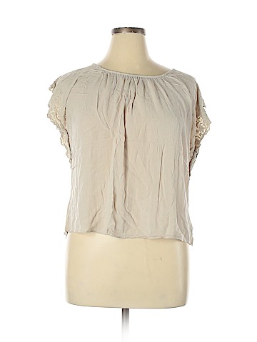 LC Lauren Conrad Short Sleeve Blouse (view 1)
