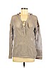 James Perse Gray Pullover Hoodie Size Med (2) - photo 1