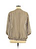 Chico's 100% Polyester Tan 3/4 Sleeve Blouse Size XL (3) - photo 2