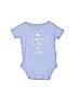 Carter's 100% Cotton Blue Short Sleeve Onesie Size Newborn - photo 1